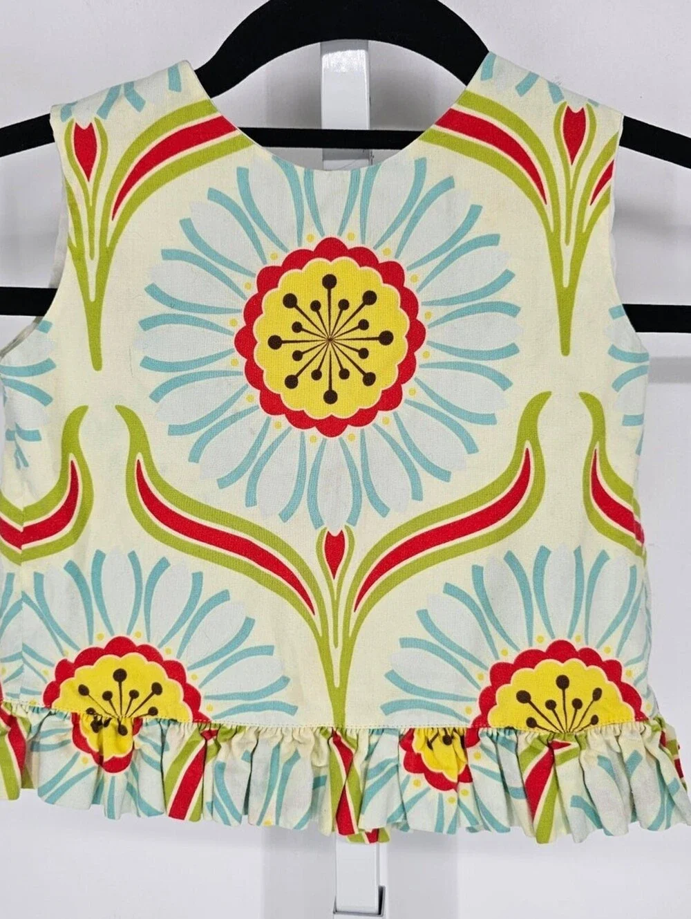 Sweet Dream Designs Boutique Toddler Girls Sz 3T Sleeveless Bright Floral Top
